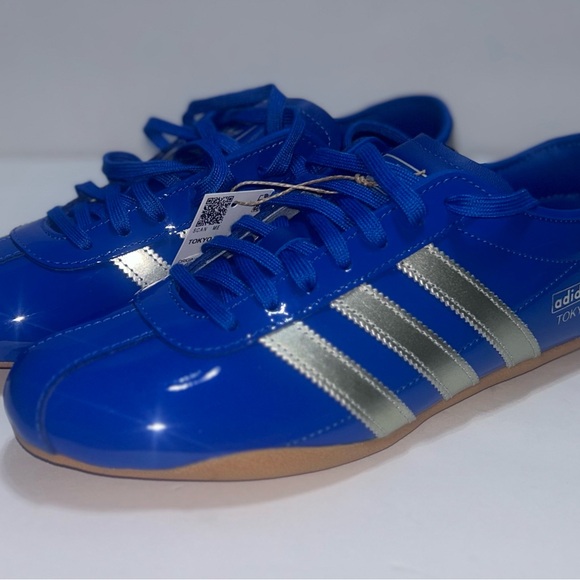 Adidas Royal Blue and Silver Indoor Shoes